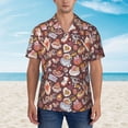 thumbnail image 2 of Pofeuu Love Heart Print Hawaiian Shirt for Men Sleeves Casual Button Down Summer Beach Dress Shirts T-Shirts,X-Large, 2 of 7