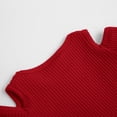 thumbnail image 4 of Posijego T-Shirts pour Filles Épaules Dénudées Manches Courtes Col Rond Décontracté Mignon pour Petites Filles, 4 of 9