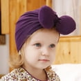 thumbnail image 3 of Lilgiuy Toddler Baby Girls Cotton Bow Headwrap Headband Knot Turban Hairband, 3 of 3