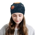 thumbnail image 2 of Naloa Solar System And Planets Soft Beanie Hat, Knit Beanie Daily Beanie in Fine Knit for Women Men Winter Travel, Outdoor, 2 of 7