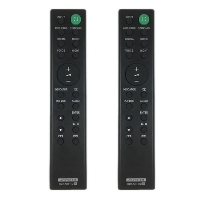 2X -AH411U Control Remoto de Repuesto para Soundbar HT-S100F HT-SF150