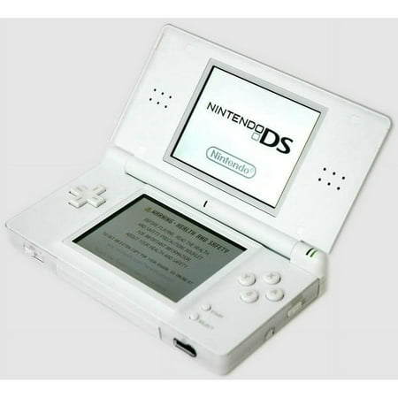 Restored Authentic Nintendo DS Lite Polar White with Stylus and Charger (Refurbished)