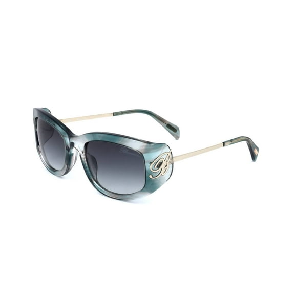 Blumarine sunglasses SBM779 WOMAN 53/22/ 09GK STRIATO AZZURRO LUCIDO