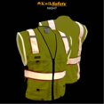 thumbnail image 3 of KwikSafety BIG KAHUNA (2 Pack) Hi Vis Reflective ANSI PPE Surveyor Class 2 Safety Vest (L/XL, Yellow), 3 of 9