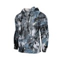 thumbnail image 3 of Camo Mens Hoodies Pullover Midweight Graphic Casual Mens Sweatshirts Hoodies Long Sleeve Drawstring Hood with Pockets Royal Blue S, 3 of 5