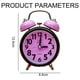 thumbnail image 2 of Reloj despertador pequeño y ruidoso de 3" para personas que duermen profundamente, reloj despertador con dos campanas que funciona con pilas, 2 of 6