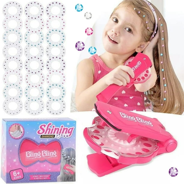 Bling Bling decoration set with 360 gems Hair Gem Stamper Hair