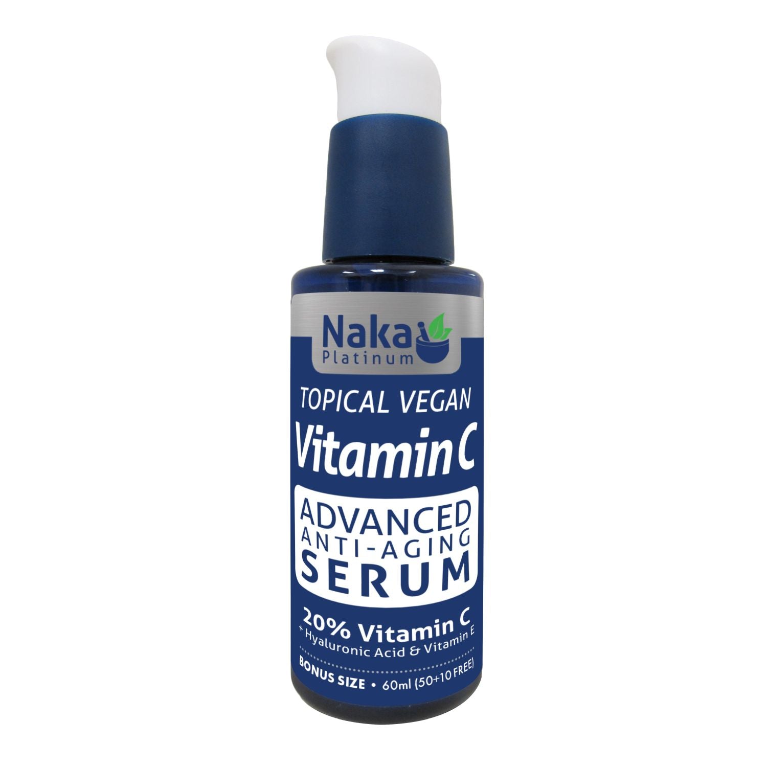 Naka Plat Vitamin C Topical Serum 60ml ( contains 20 vit C+ Vit E+