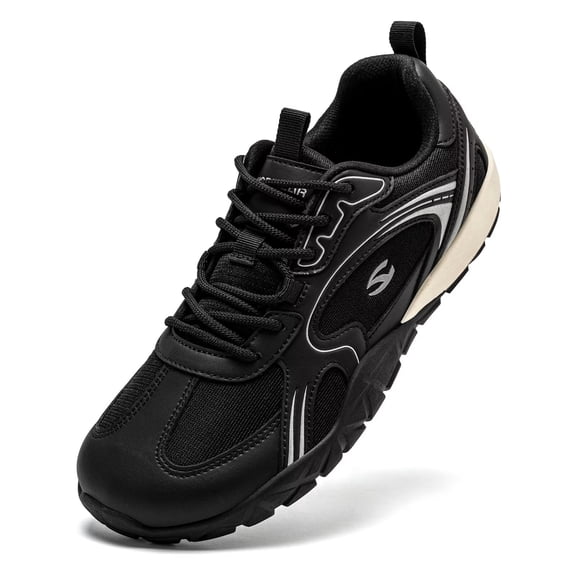 HOBIBEAR Aether Wide Toe Sneakers, Breathable Barefoot-style Shoes with Thicker Soles for Men & Women