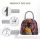 thumbnail image 4 of Fotbe Abstract Pattern Penguin Bolsa de Almuerzo con Estampado, Lonchera Aislada, Contenedor de Comida Reutilizable Tipo Cooler a Prueba de Fugas, 4 of 6