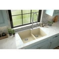 thumbnail image 4 of Karran Usa QU-811-WH-PK1 Quartz Qu 32" Undermount Double Basin Quartz Composite Kitchen, 4 of 5