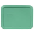 thumbnail image 3 of Pyrex 7210-PC Light Green Rectangle Plastic Food Storage Replacement Lid (5-Pack), 3 of 3