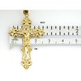 thumbnail image 6 of 14k Yellow Gold Crucifix Cross Large Pendant Charm, 6 of 7