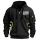 thumbnail image 3 of Xihbxyly Sudadera con Capucha y Cremallera Estampada para Hombre, Jersey Multibolsillos, Elegante Chaqueta Deportiva Informal, para Uso Diario En Otoño, Atractiva Moda de Primavera, Poliéster, Tallas, 3 of 5