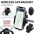 thumbnail image 2 of VALINK Motorcycle Wireless Charging Mobile Phone Bracket Holder Stand Charger Mount for 4.5-7.0 Inch, 2 of 7