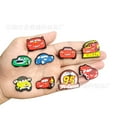 thumbnail image 3 of 30 Pcs Cartoon Lightning McQueen Shoe Charms for Clog Sandals, Cute Shoes Decoration Charms for Teen Adults, 3 of 4