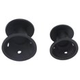 thumbnail image 3 of Lot de 20 bigoudis en forme de champignon en silicone pour femmes et filles, outil de coiffure noir, 3 of 4