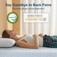 thumbnail image 6 of Maxzzz 3 Inch Twin Size Firm Gel-Infused Memory Foam Mattress Topper - Extra Firm Bed Topper for Back Pain Relief Enhanced Cooling Pad with Skin-Friendly Removable Rayon Cover, CertiPUR-US Certified, 6 of 7