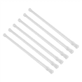 thumbnail image 3 of 6 Pack Tension Rods, Adjustable Spring Cupboard Bars Rod Curtain Rods White, 3 of 9