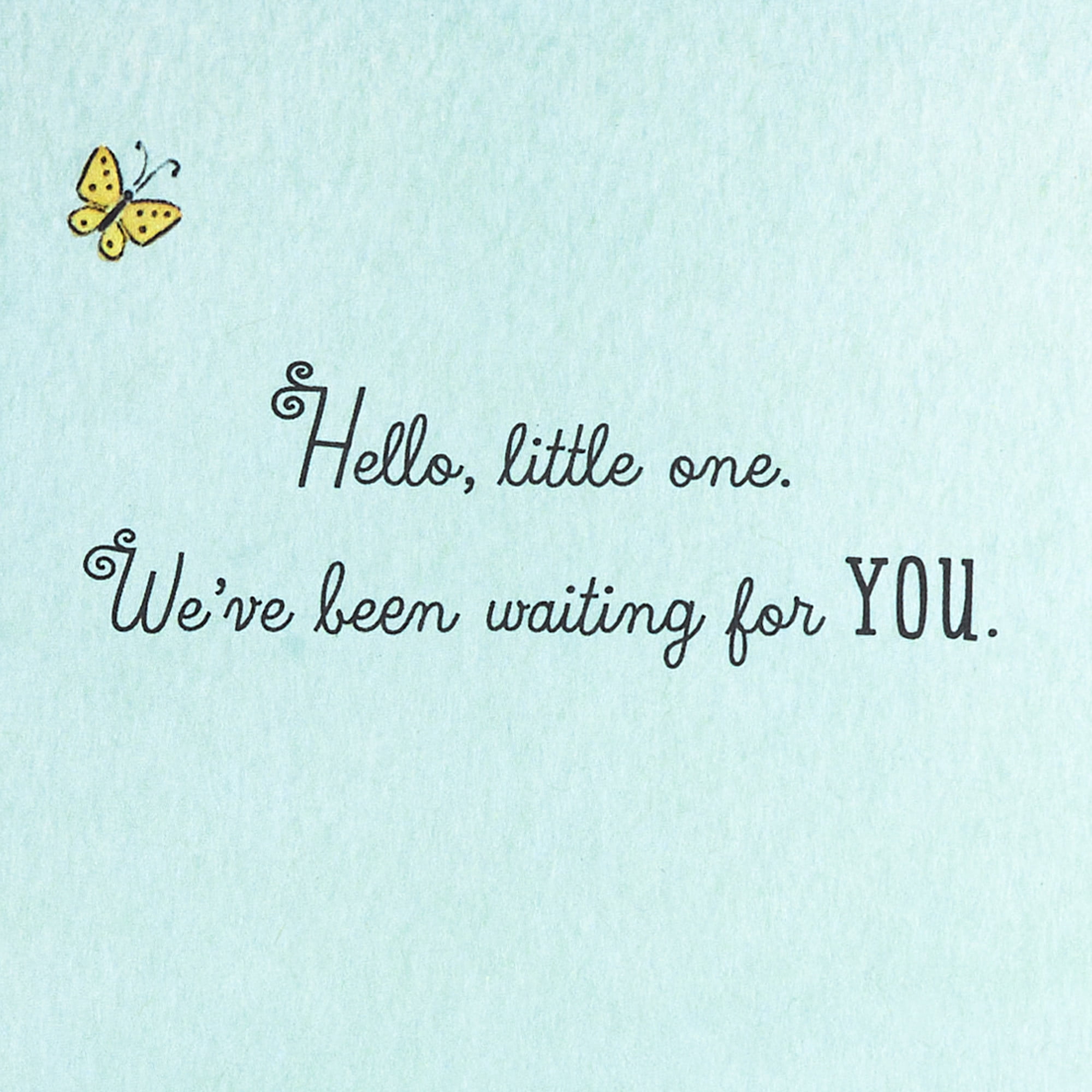 Hallmark New Baby Card (Snuggles and Ticklish Toes)