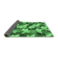 thumbnail image 2 of Ahgly Company Indoor Rectangle Abstract Emerald Green Modern Area Rugs, 8' x 10', 2 of 4