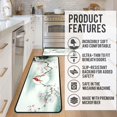thumbnail image 5 of Cardinal Kitchen Mat Anti-Fatigue Floor Mat for Kitchen, 2-Piece Set, Birds Pattern, Non-Slip, Waterproof, 17"X30" + 17"X47", 5 of 6