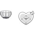 thumbnail image 1 of Cesta de huevos,Cesta multiusos para huevos,cesta tejida de alambre de hierro,Cesta de almacenamiento de alambre para huevos Cesta de almacenamiento portátil,Reloj de pared,Reloj de pared, 1 of 8