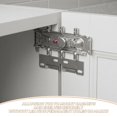 thumbnail image 3 of unbranded 1Par Soporte De Montaje Para Gabinetes De Pared Con Instalación Sin Daños Plata, 3 of 8