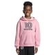 thumbnail image 1 of Sudadera con capucha Messi para niño, manga larga, polar, rosa caramelo, talla 4, 1 of 4