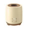 thumbnail image 1 of Baby Formula Mixer Electric Milk Shaker 4 Speed Adjustable Quickly Blending Baby Bottle Shaker with Night Light Function cream color, 1 of 4