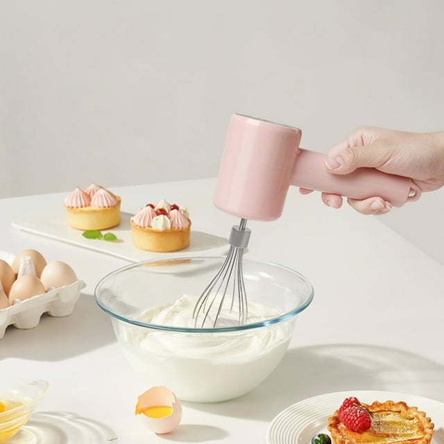 Mini Handheld Mixer: Versatile Baking Tool For Creaming Egg Whipping & More Cup Shaker 5 Kitchen Gadgets Bread And Dough Set Chicken Hand Mixer Stand Blending Fork Valley Cooks Heart Shaped Hand And