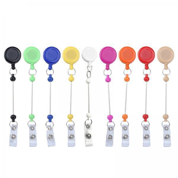 Clips retráctiles Strade Fareast Limited 9 Piezas para porta credenciales regalos para enfermeras
