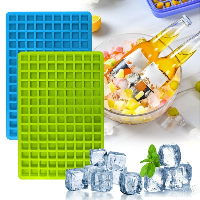 Molde de silicona de 126 cavidades para chocolate, caramelos, cubitos de hielo y caramelo - antiadherente, flexible, reutilizable, seguro para horno y congelador