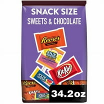 JOLLY RANCHER KIT KAT and REESE'S Assorted Flavored Snack Size Candy Party Pack