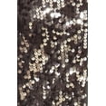 thumbnail image 5 of Anna-Kaci Womens Sequin Long Sleeve Front Zip Jacket with Ribbed Cuffs Small Black With White Stripe, 5 of 6