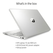 Hewlett Packard Hp 15.6 I3 Laptop-silver Ae