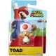 thumbnail image 3 of Figura de acción SUPER MARIO Red Toad, juguete coleccionable de 6,35 cm, 3 of 6