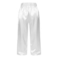 thumbnail image 6 of hotojiny Satin Pants for Women Summer Casual Ankle Length Beach Trousers Comfy Elastic Waist Silk Work Outfits with Pockets, 6 of 6