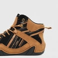 thumbnail image 6 of XIMIN Men's Wrestling Shoes - Barefoot Zero Drop High Top Boxing Footwear for Taekwondo Karate Martial Arts Weightlifting Fitness Training (Brown, 11), 6 of 9