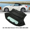 thumbnail image 4 of Toit Souple Convertible, Toit Convertible Découpe Précise Doublure en Mousse Transparente pour 350Z 2003 à 2009, 4 of 7