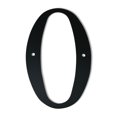 thumbnail image 3 of Village Wrought Iron NUM-0-S Small Number 0 - Black, 3 of 3
