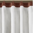 thumbnail image 3 of Madison Park Serene Polyester Fabric Embroidered Window Panel in Brown/Orange, 3 of 7