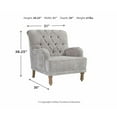 Signature Design by Ashley Dinara Accent Chair in Dove Gray
