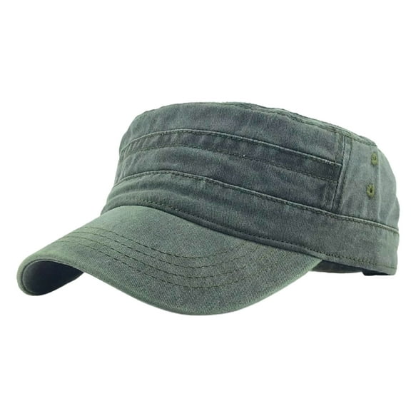 KMYY Baseball Cap Flat Top Washed Spring Summer Vintage Low-profile Cadet Hat for Outdoor ,Gift