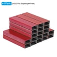 thumbnail image 3 of Uxcell Staples for Stapler, 4 Pack(1000Pcs Staples Per Pack) 26/6 Standard 1/4 Inch Length Staples Jam Free Red, 3 of 6
