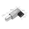 thumbnail image 2 of Adaptador USB C a B hembra a macho para impresora controlador MIDI teclado eléctrico Tmvgtek Para estrenar, 2 of 8