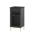 thumbnail image 4 of Modway Awaken 18" Solid Wood and MDF Bathroom Vanity in Black, 4 of 7