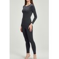thumbnail image 3 of DEVOPS Women's Thermal Underwear Long Johns Top & Bottom Set (X-Large, Charcoal), 3 of 4