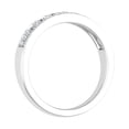thumbnail image 2 of 1/2 Carat Round Diamond Wedding Band Ring in 14K White Gold (Ring Size 11) (SI1-SI2 Clarity), 2 of 5