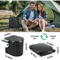 thumbnail image 4 of Inodoro portátil plegable Sckee para camping con tapa, 4 of 8
